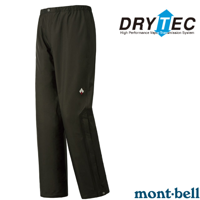  【MONT-BELL 日本】女 THUNDER PASS 防風防水透氣風雨褲/DRY-TEC/1128638 GM 灰✿30E010